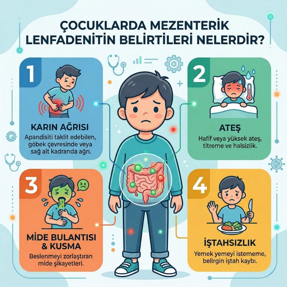 mezenterik lenfadenit nedir
